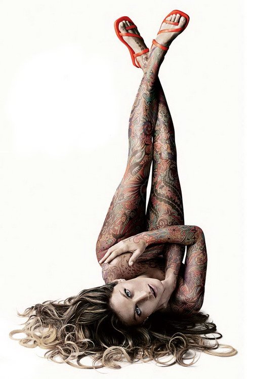 Женские татуировки - Татуировка на все тело