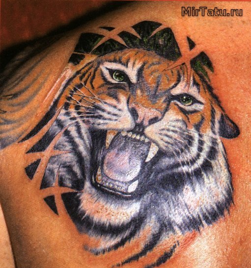 Фото татуировок - Тигр 3