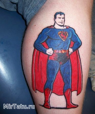 Мужские татуировки - Супермен
